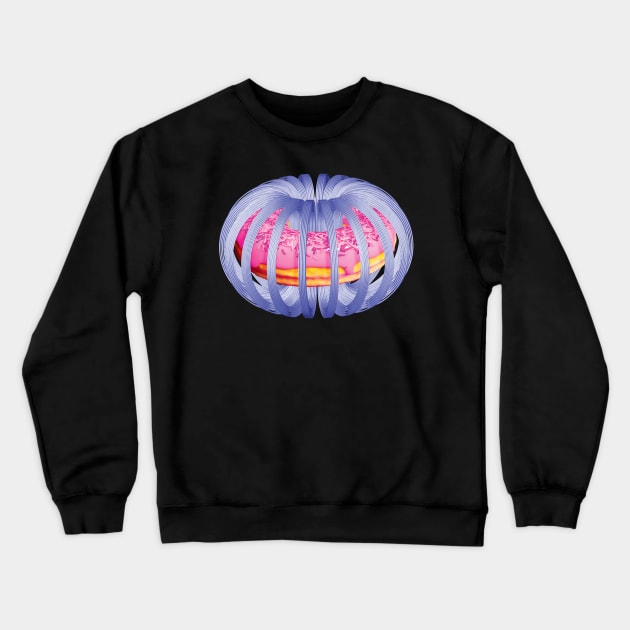 Tokamak donut fusion energizer. Crewneck Sweatshirt by Luggnagg